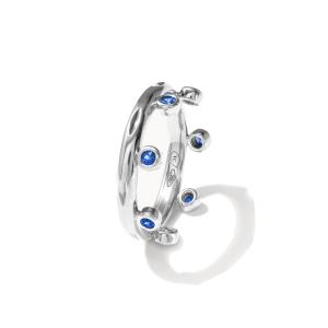 Tamara Comolli - GYPSY Ring Crown Brilliant Cut 'Ocean' 