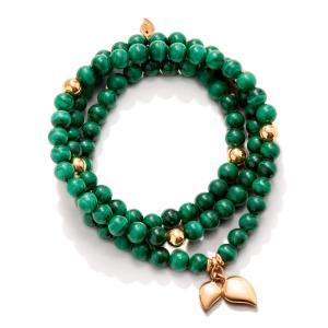 Tamara Comolli - INDIA Armband medium Malachite