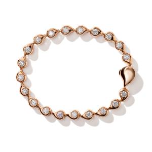 Tamara Comolli - SNOWFLAKES Armband Rivière Classic / 'Blush' 