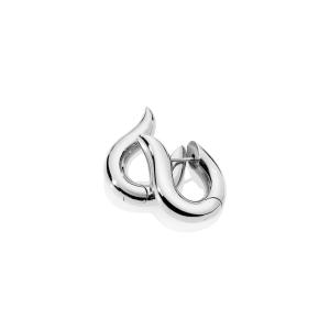 Tamara Comolli - Signature Hoop Ohrringe large 18 K Weißgold