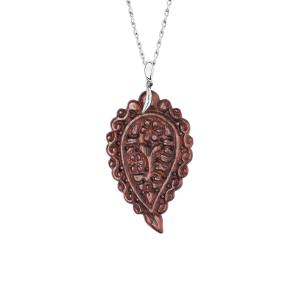 Tamara Comolli - INDIA Leaf Anhänger large Snakewood