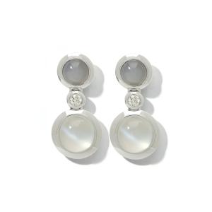 Tamara Comolli - Bouton 2 Cabochon Ohrhänger Cashmere