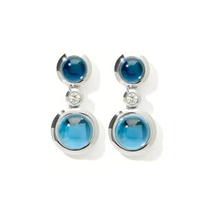 Tamara Comolli - Bouton 2 Cabochon Ohrhänger Sky