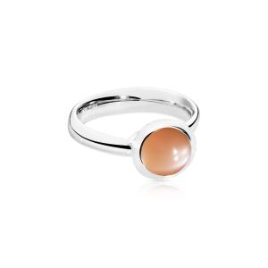 Tamara Comolli - Bouton Ring small Brauner Mondstein