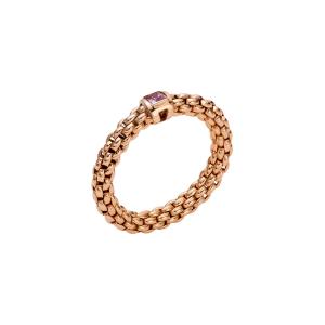 FOPE - Flex'it Souls Ring mit rosa Saphir