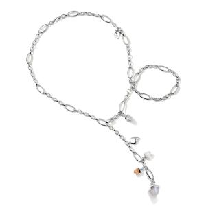 Tamara Comolli - Mikado Collier Delicate Cashmere mit Diamond Pavé