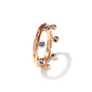 Tamara Comolli - GYPSY Ring Crown Brilliant Cut 'Ocean' 