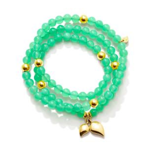 Tamara Comolli - INDIA Armband medium Chrysoprase