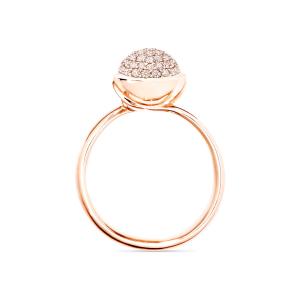Tamara Comolli - BOUTON Ring small mit Diamant Pavé 