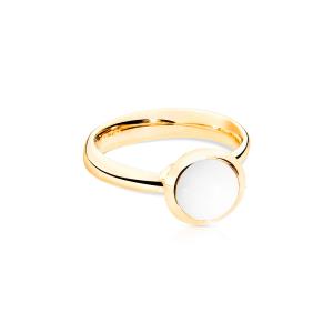 Tamara Comolli - BOUTON Ring small Cacholong