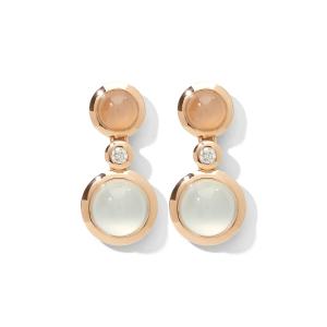 Tamara Comolli - BOUTON 2 Cabochon Ohrringe Camel