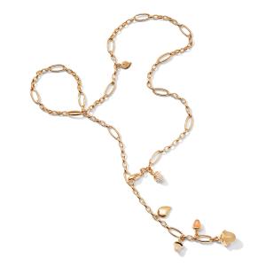 Tamara Comolli - Mikado Collier Delicate Camel mit Diamond Pavé