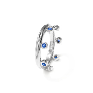 Tamara Comolli - GYPSY Crown Brilliant Cut Ring 'Ocean' 
