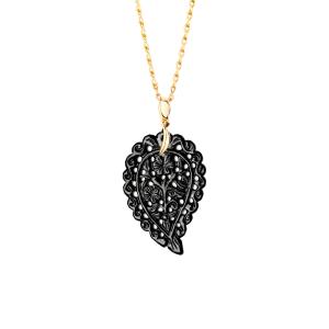 Tamara Comolli - INDIA Anhänger medium Onyx schwarz