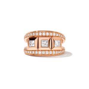 Tamara Comolli - CURRICULUM VITAE Ring 3 mit Diamant Pavé - medium