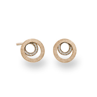 Rotgold, Ohrringe, Schmuckwerk Saturn Ohrstecker, Ref: SO115-RG