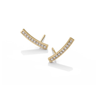 Gelbgold, Ohrringe, Schmuckwerk Saturn Ohrstecker, Ref: SO915-GG
