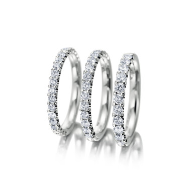         Weißgold, Ringe, Meister Memoireringe