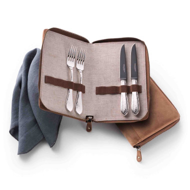         Robbe & Berking Martelé 925 Grillset "Frozen Black" 4tlg.
