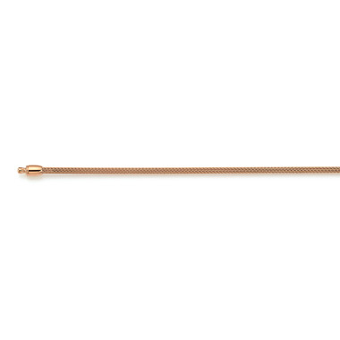         Roségold, Halsschmuck, Jörg Heinz Mesh Strickkette Kapseln drehbar
