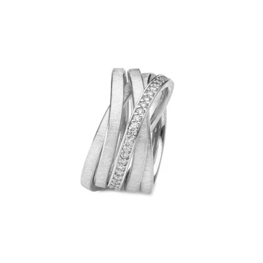         Weißgold, Ringe, Schmuckwerk Saturn Ring