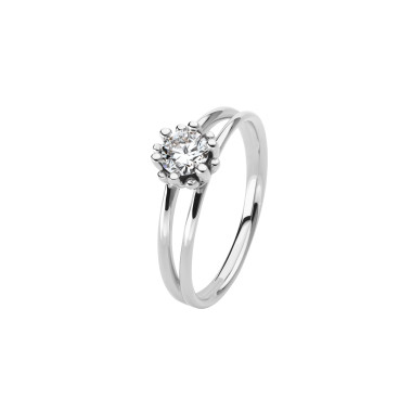         Platin, Ringe, Schmuckwerk Edelweiß Ring