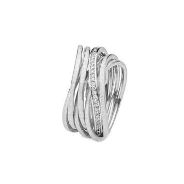         Weißgold, Ringe, Schmuckwerk Saturn Ring