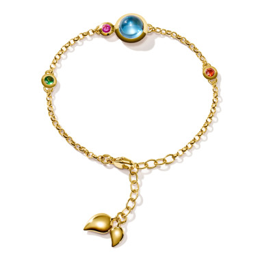         Gelbgold, Armschmuck, Tamara Comolli BOUTON Mini Chain Armband 'Candy' Small/Medium