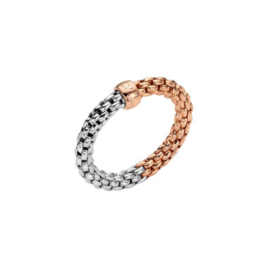         Roségold &amp; Weißgold, Ringe, FOPE Essentials Flex'it Ring
