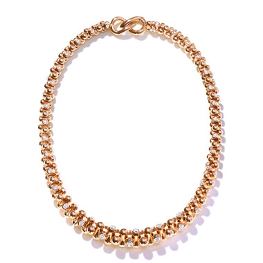         Roségold, Halsschmuck, Tamara Comolli ALWAYS DIAMONDS Halskette