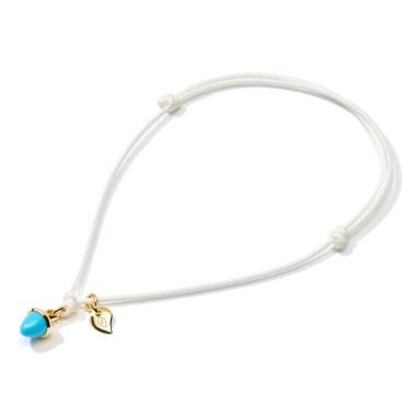         Gelbgold, Armschmuck, Tamara Comolli myMIKADO Armband mit Türkis
