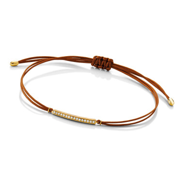         Gelbgold, Armschmuck, Schmuckwerk Saturn Textilband