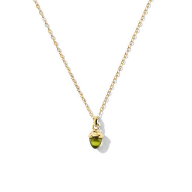         Gelbgold, Halsschmuck, Tamara Comolli myMIKADO Halskette mit Peridot