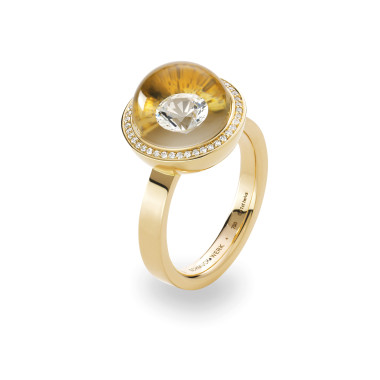         Gelbgold, Ringe, Schmuckwerk Glasklar Ring