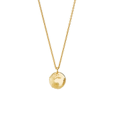         Gelbgold, Halsschmuck, Schmuckwerk Meine Welt Anhänger mit Halskette