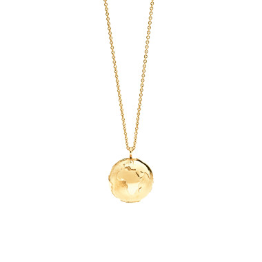         Gelbgold, Halsschmuck, Schmuckwerk Meine Welt Anhänger mit Halskette