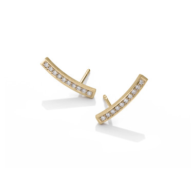         Gelbgold, Ohrringe, Schmuckwerk Saturn Ohrstecker