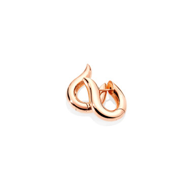         Roségold, Ohrringe, Tamara Comolli SIGNATURE Hoop Ohrringe Medium
