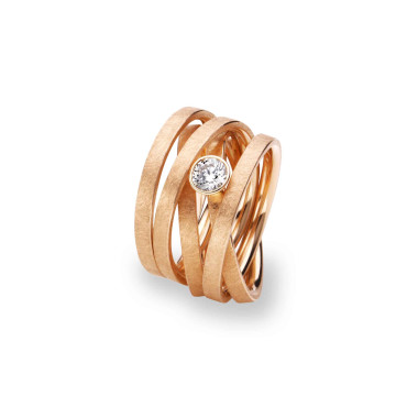         Rotgold, Ringe, Schmuckwerk Ring Saturn