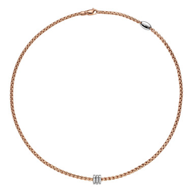         Roségold, Halsschmuck, FOPE Eka Flex'it Collier