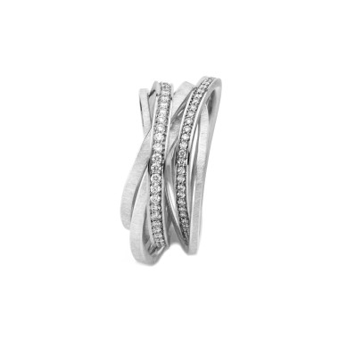         Weißgold, Ringe, Schmuckwerk Saturn Ring