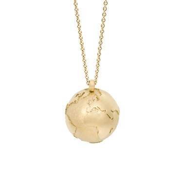         Gelbgold, Halsschmuck, Schmuckwerk Meine Welt Anhänger mit Halskette