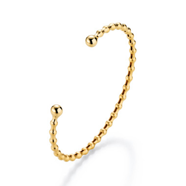         Gelbgold, Armschmuck, Jörg Heinz Flooow Liquid-Bangle Armreif