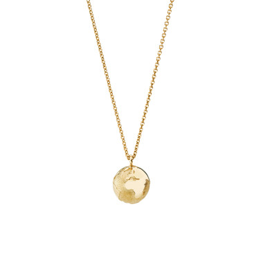         Gelbgold, Halsschmuck, Schmuckwerk Meine Welt Anhänger mit Halskette