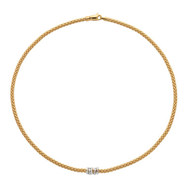         Gelbgold, Halsschmuck, FOPE Prima Flex'it Collier