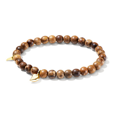         Gelbgold, Armschmuck, Tamara Comolli INDIA Drop Armband mit Snakewood Medium