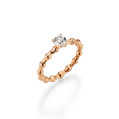         Roségold, Ringe, Jörg Heinz Flooow Diamant-Solitär Ring