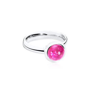         Weißgold, Ringe, Tamara Comolli BOUTON Ring Small mit Turmalin