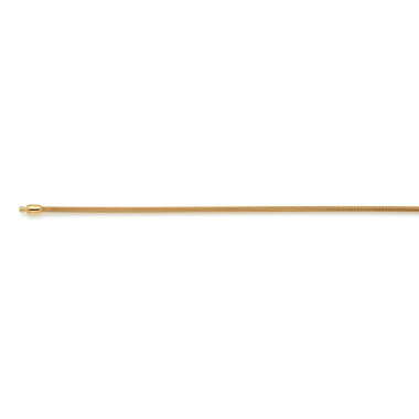         Gelbgold, Halsschmuck, Jörg Heinz Mesh Strickkette Kapseln drehbar