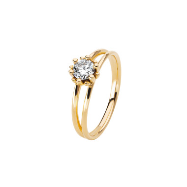         Gelbgold, Ringe, Schmuckwerk Edelweiß Ring
